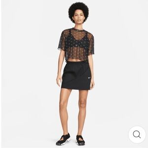 WOMEN'S NIKE AIR MESH SHORT SLEEVE CROP